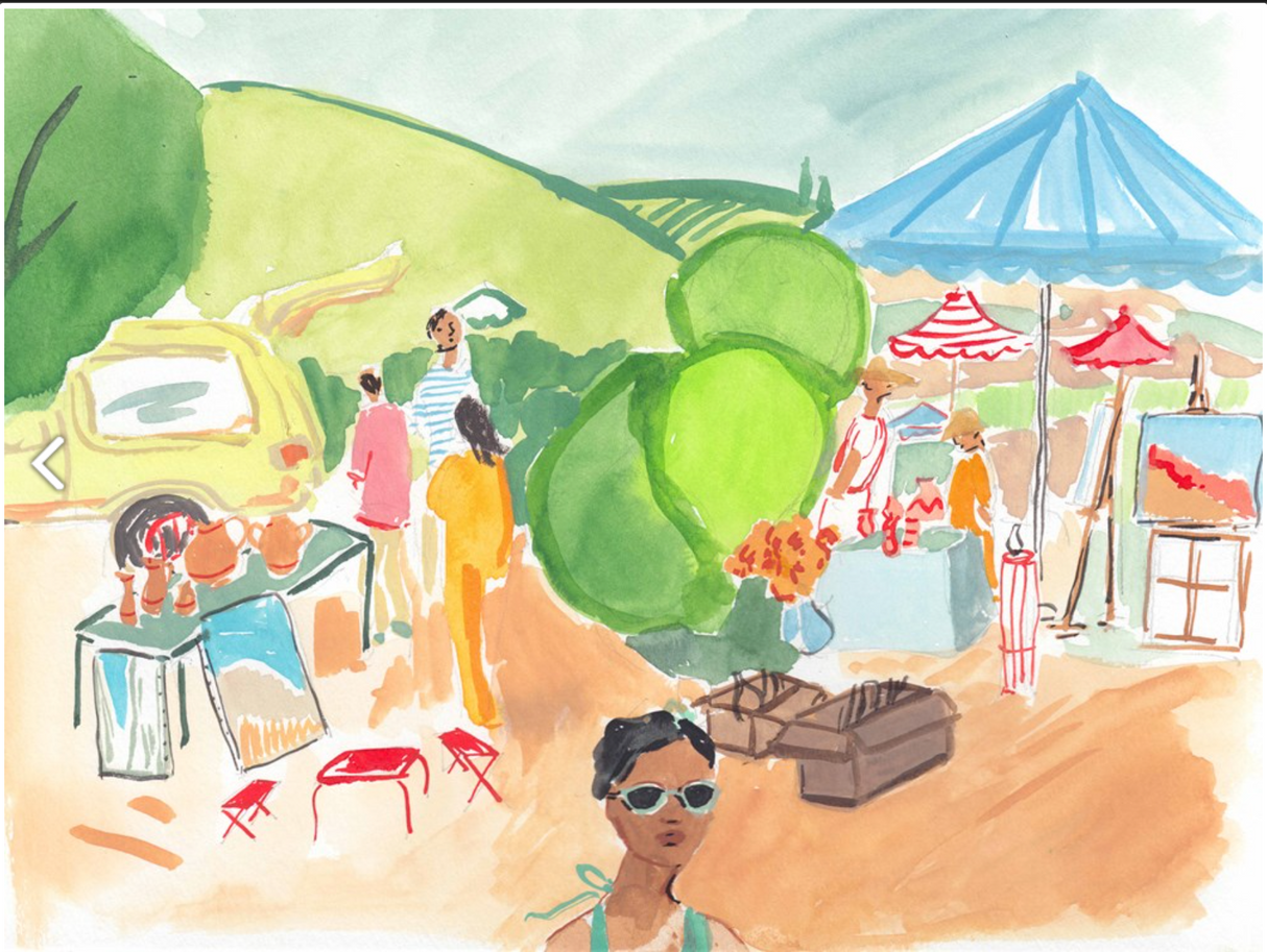 Travels Through the French Riviera : An Artist’s Guide to the Storied Coastline, from Menton to Saint-Tropez