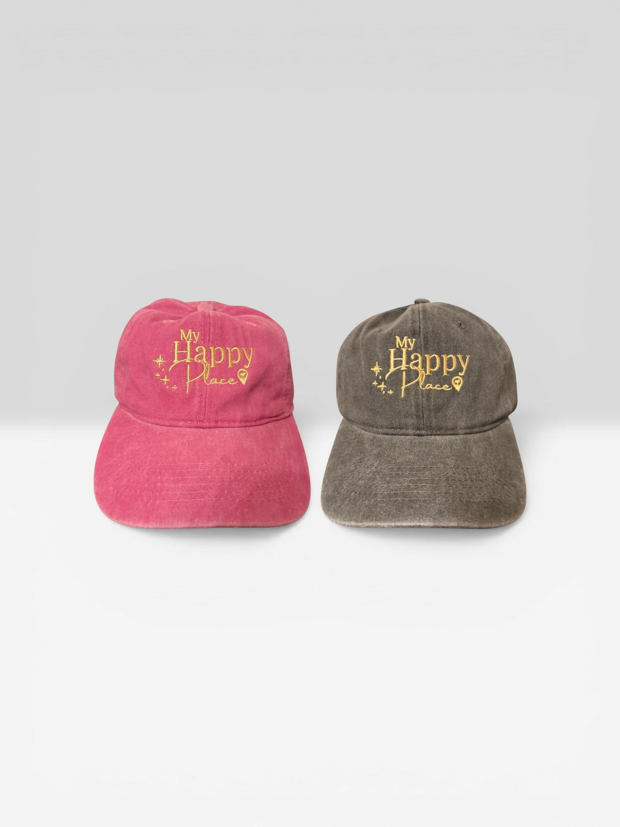 "My Happy Place" vintage style cap