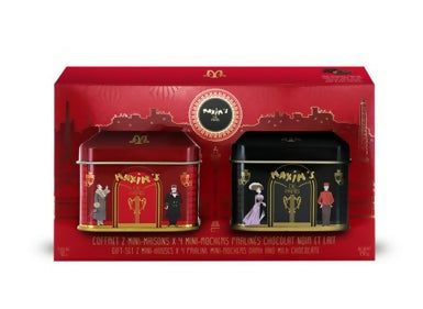 Maxim's - Assorted chocolates, set of two small houses, box