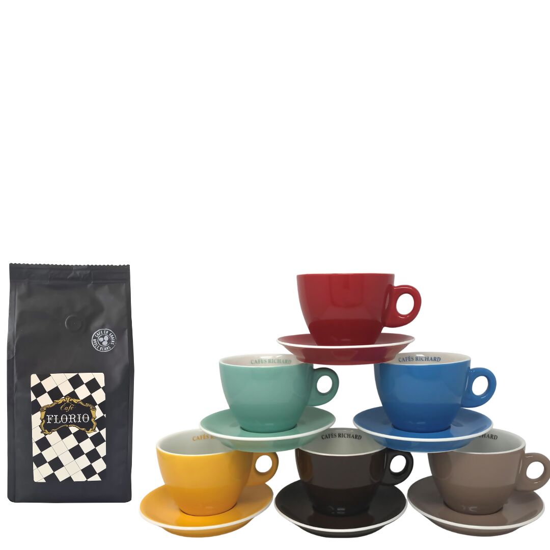 Cafes Richard cappuccino cups (Set of 6)