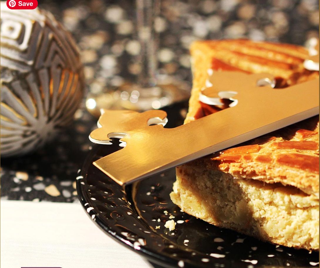 French Galette des Rois Gold Crown