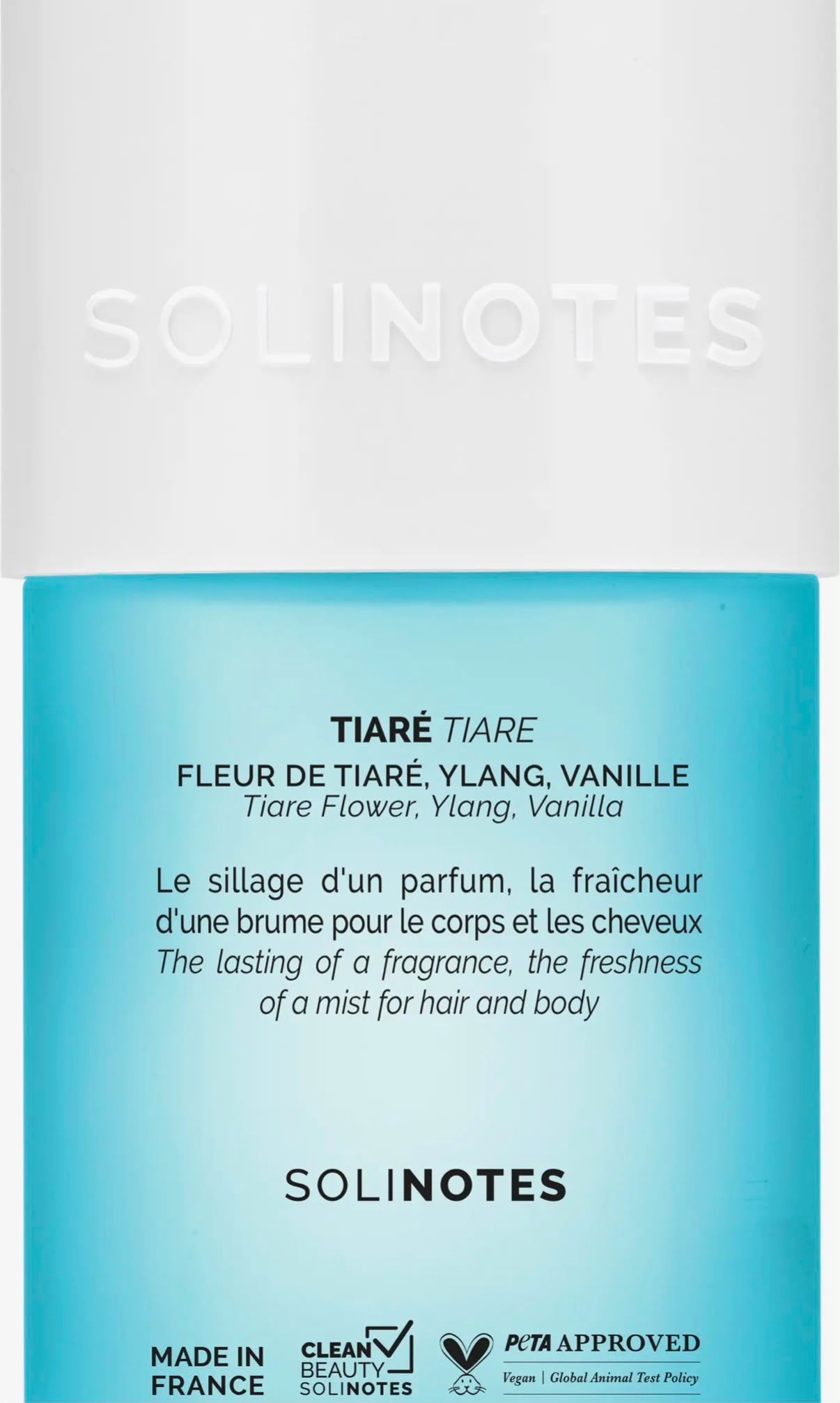 Tiaré Perfume Mist – Solinotes Body & Hair Fragrance