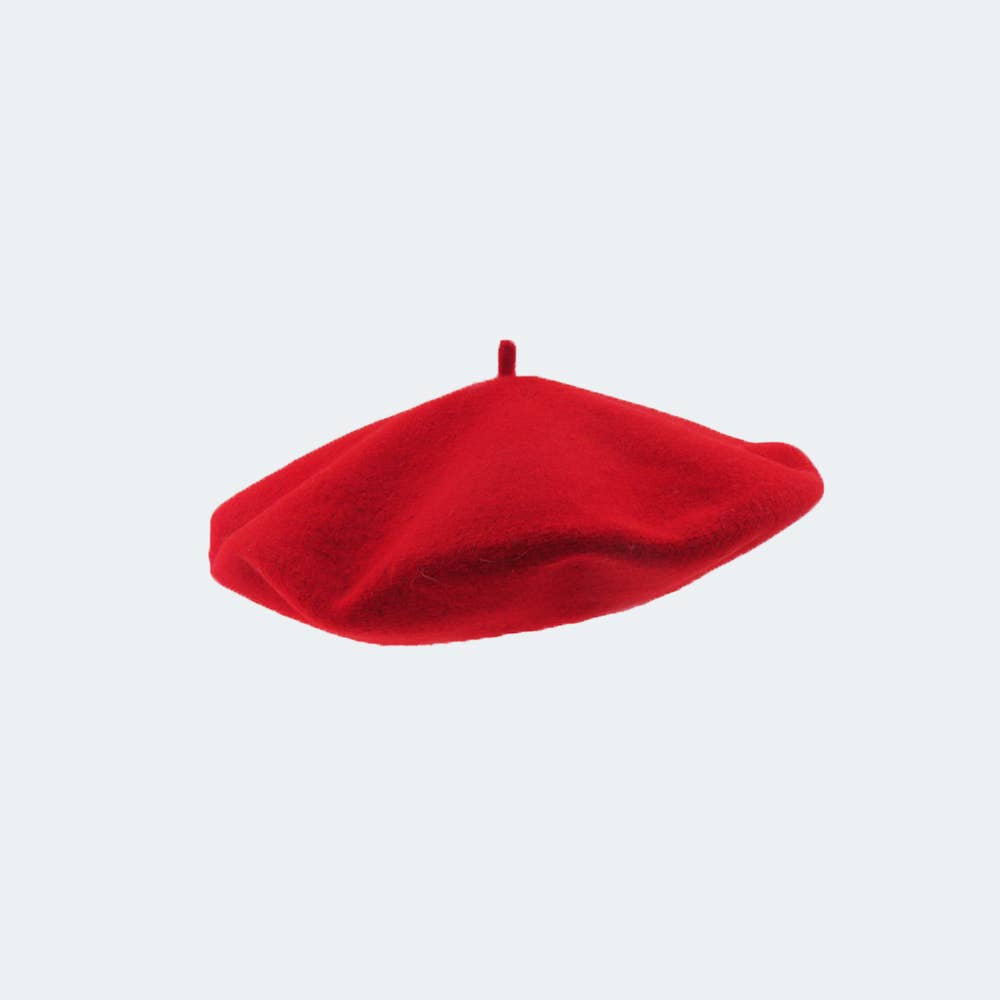Le Beret Français - Kids beret red