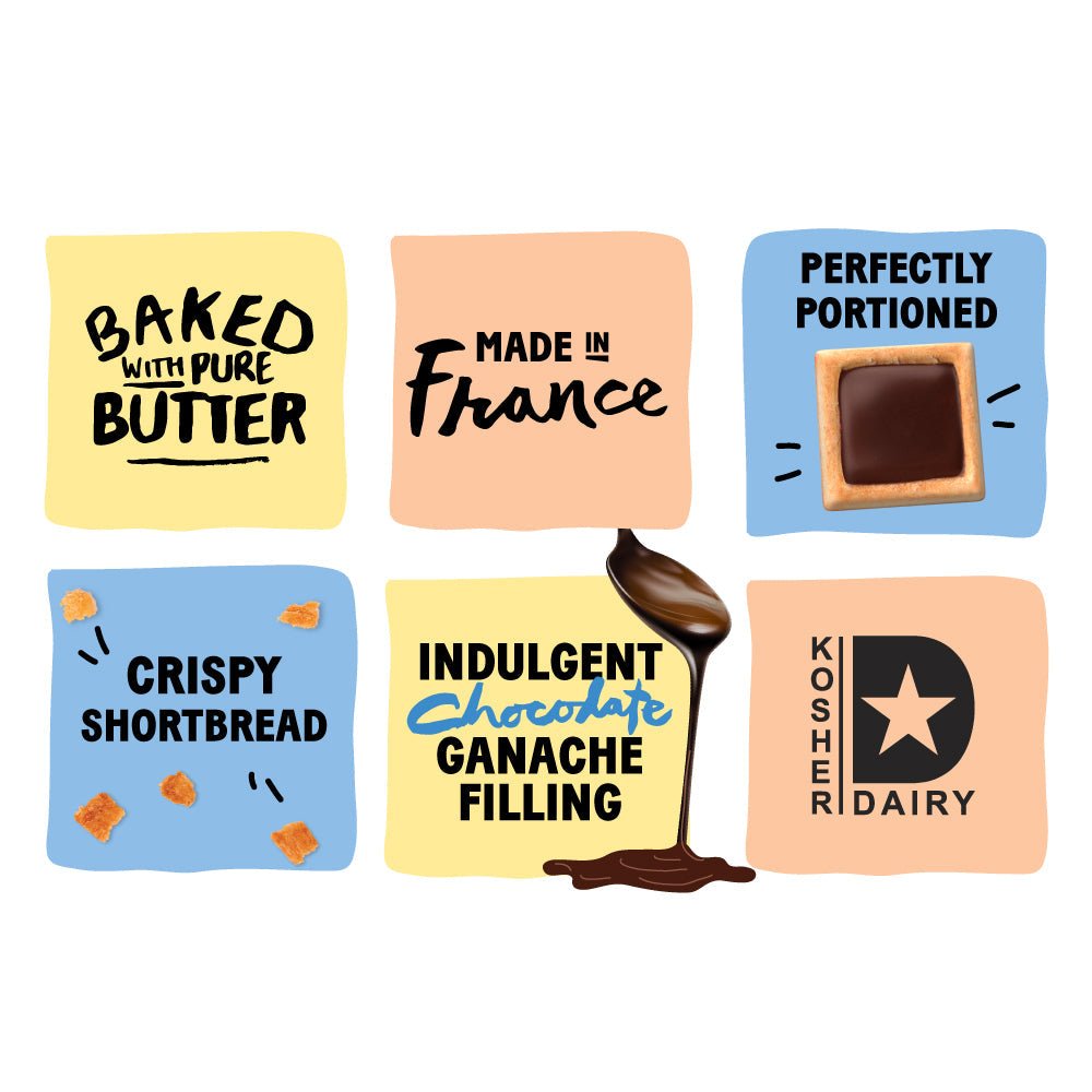 Cookie Squares - Dark Chocolate Sea Salt - 3 Bags