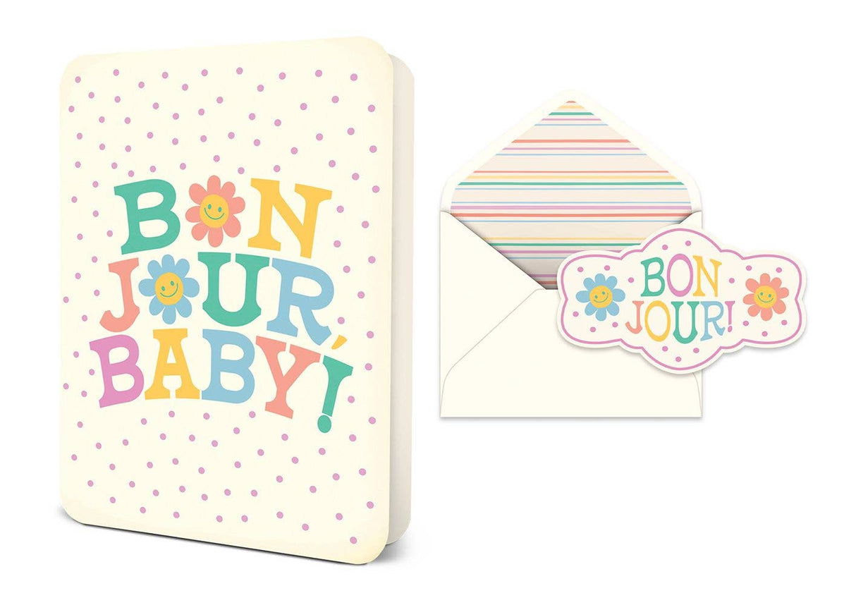 Bonjour, Baby! Greeting Card