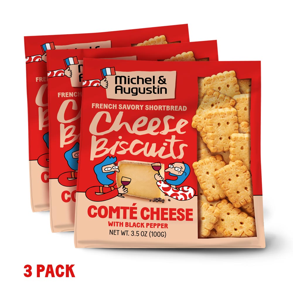 Cheese Biscuits - Comté with Black Pepper