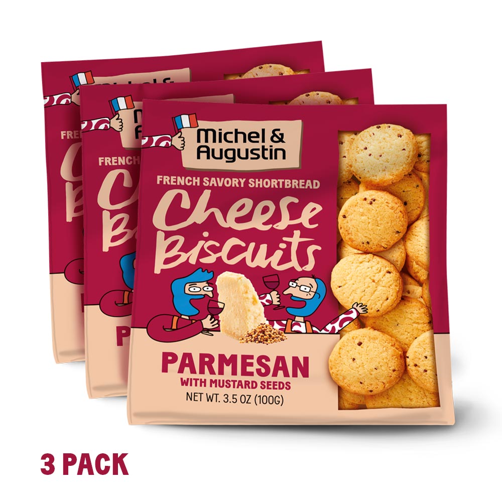 Cheese Biscuits - Parmesan with Mustard Seeds
