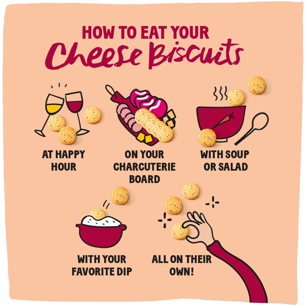 CHEESE BISCUITS - VARIETY PACK