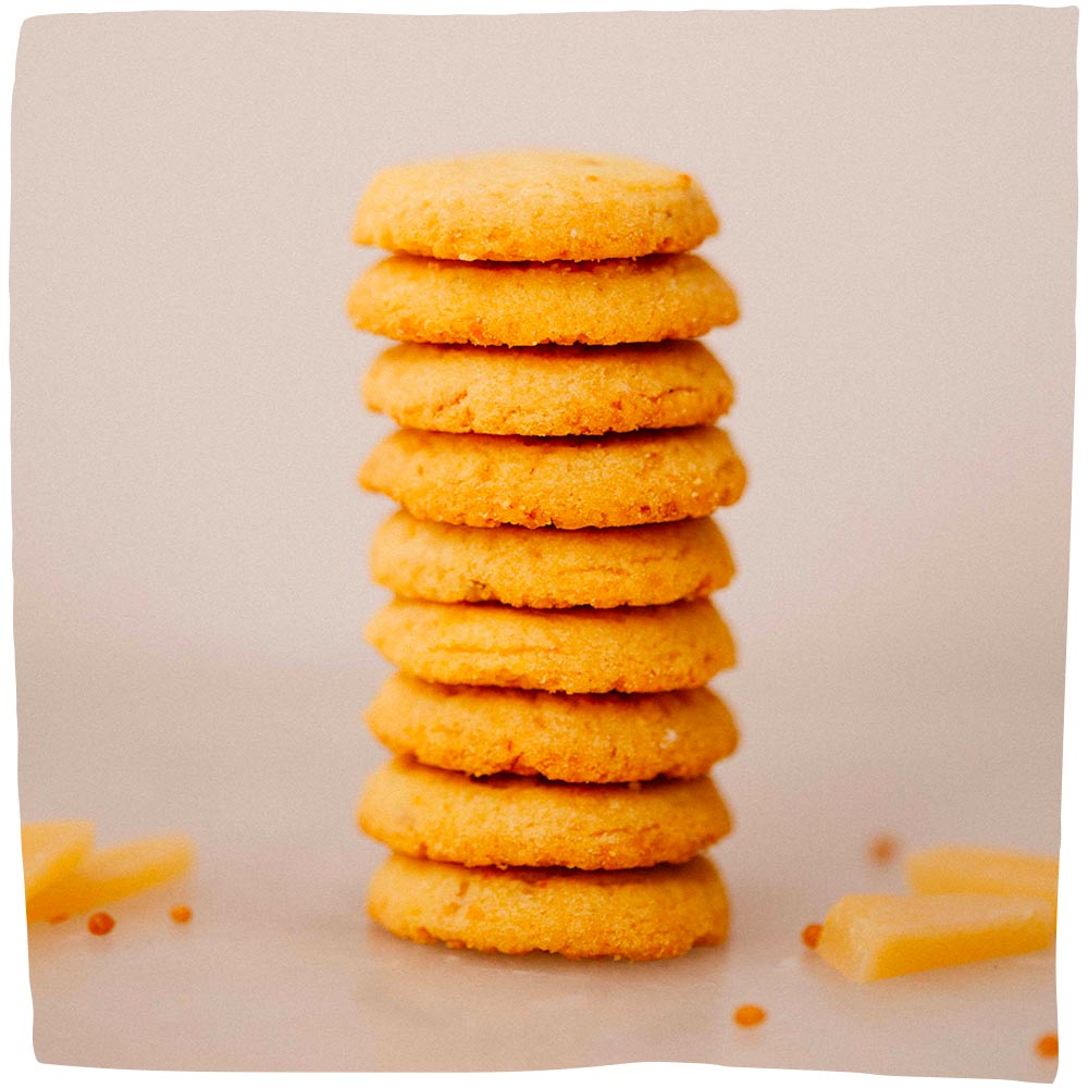 Cheese Biscuits - Parmesan with Mustard Seeds