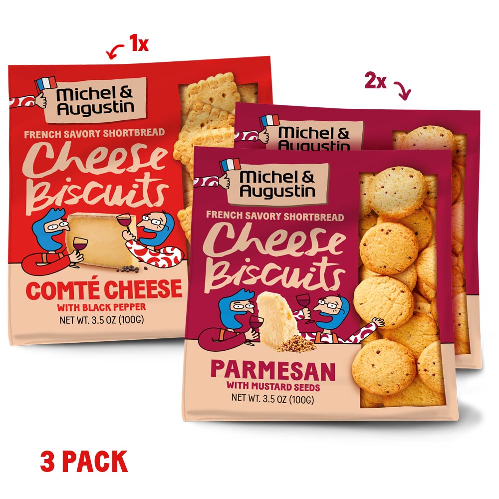 CHEESE BISCUITS - VARIETY PACK
