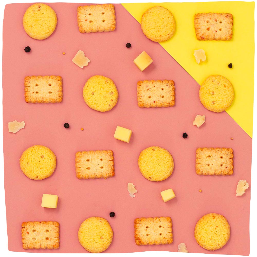 Cheese Biscuits - Parmesan with Mustard Seeds