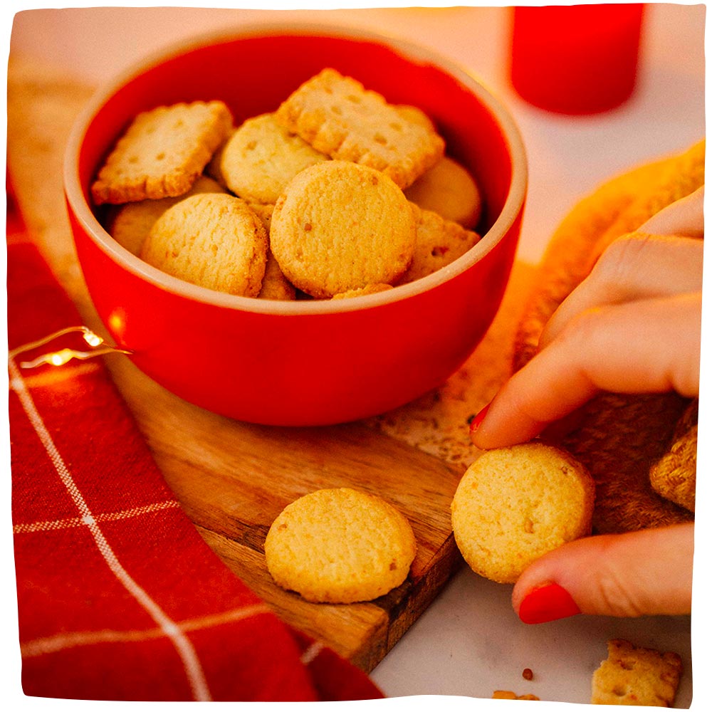 Cheese Biscuits - Parmesan with Mustard Seeds