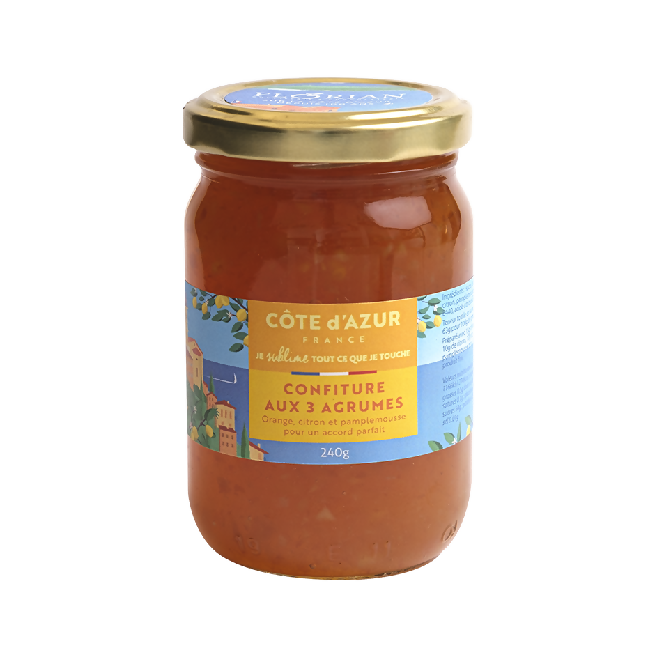 confiture 3 agrumes côte d'azur france