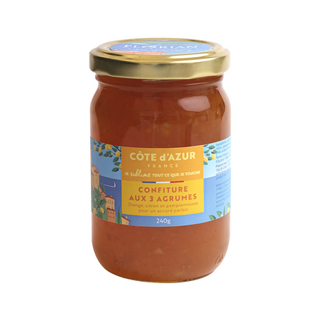 confiture 3 agrumes côte d'azur france