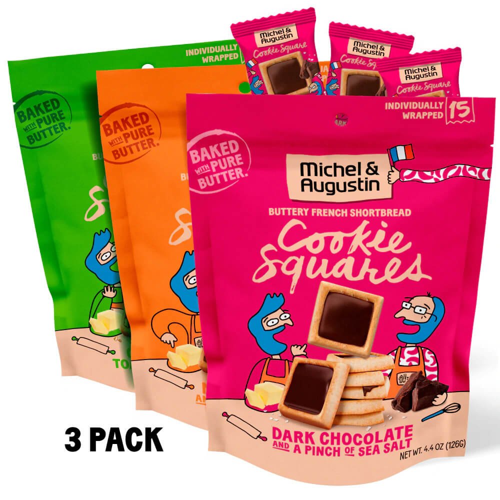 Cookie Squares - Variety Pack - 3 Bags