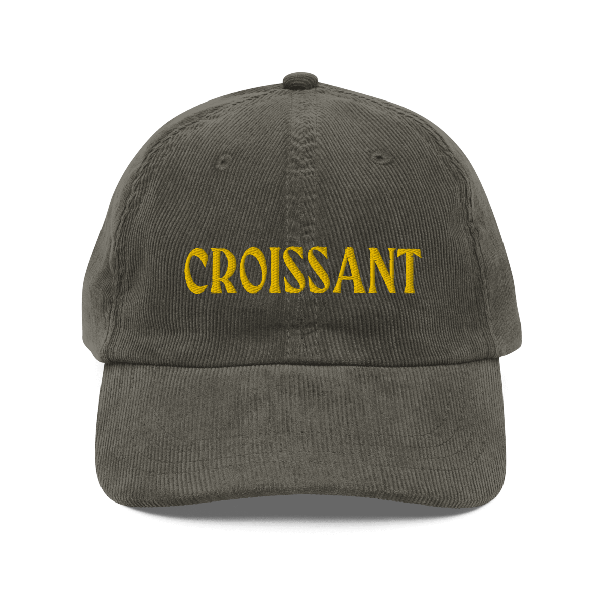 Croissant Embroidered Hat