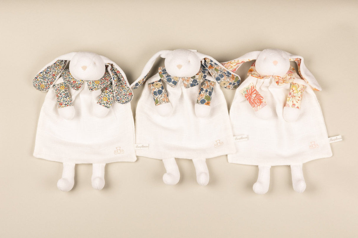 Pamplemousse Peluches Rabbit Lovey - Liberty