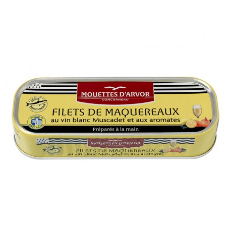 Muscadet White Wine Mackerel - Les Mouettes d'Arvor