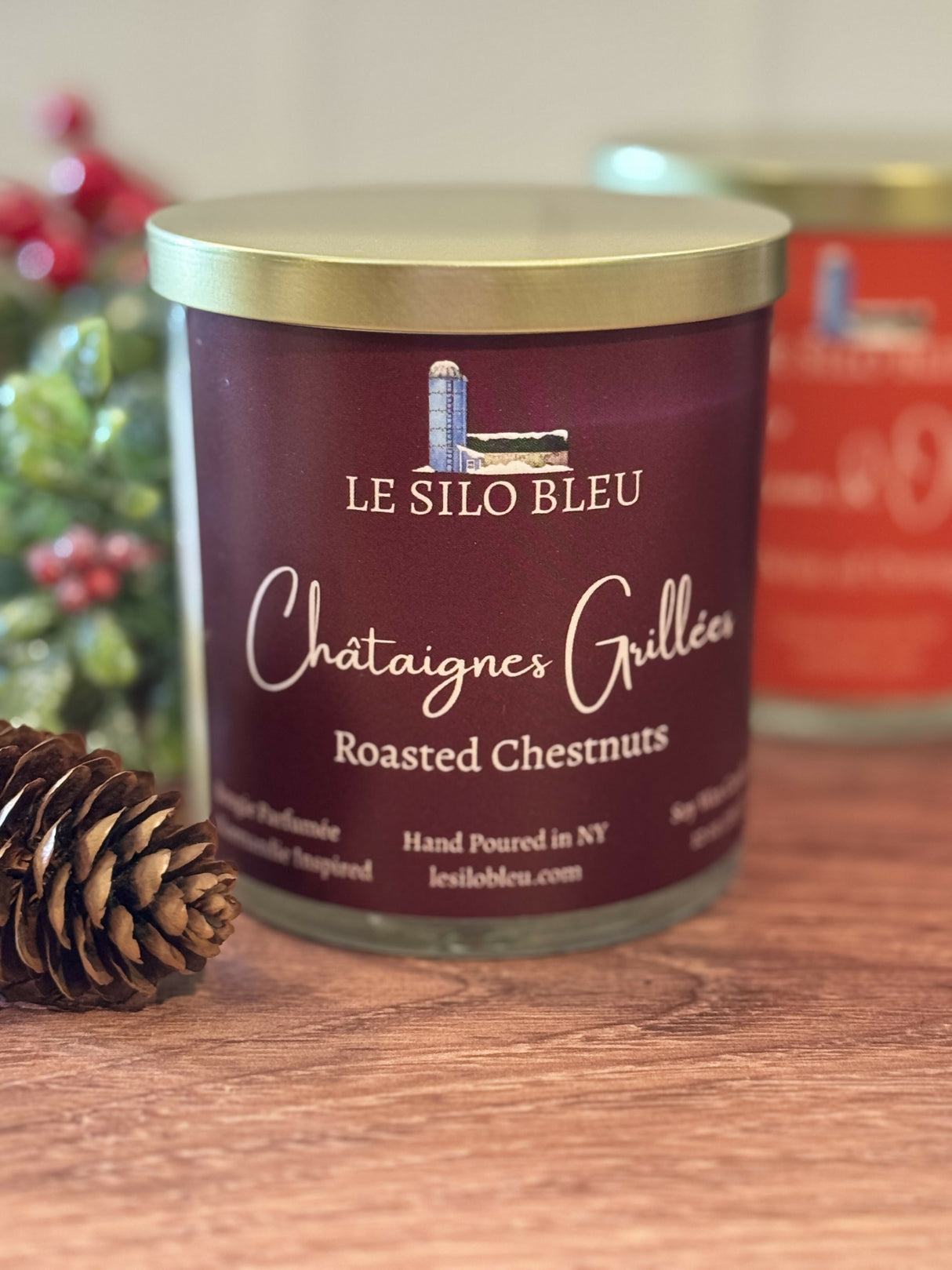 Châtaignes Grillées – Roasted Chestnuts Scented Soy Wax Candle