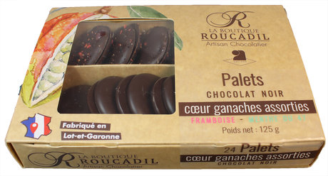 Palets assortis framboise et menthe - boite 125g