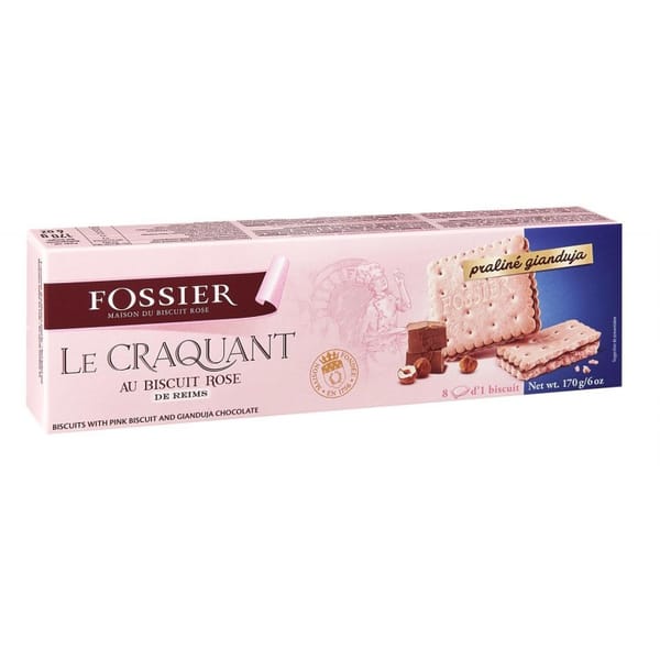 Fossier Pink Biscuit Praline Gianduja