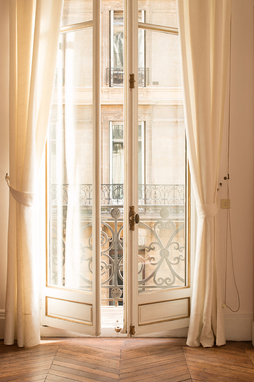 Afternoon light in the Paris Apartment
