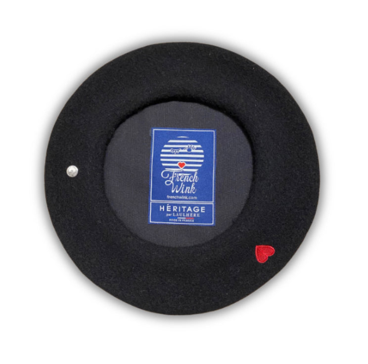 French Wink Béret Noir
