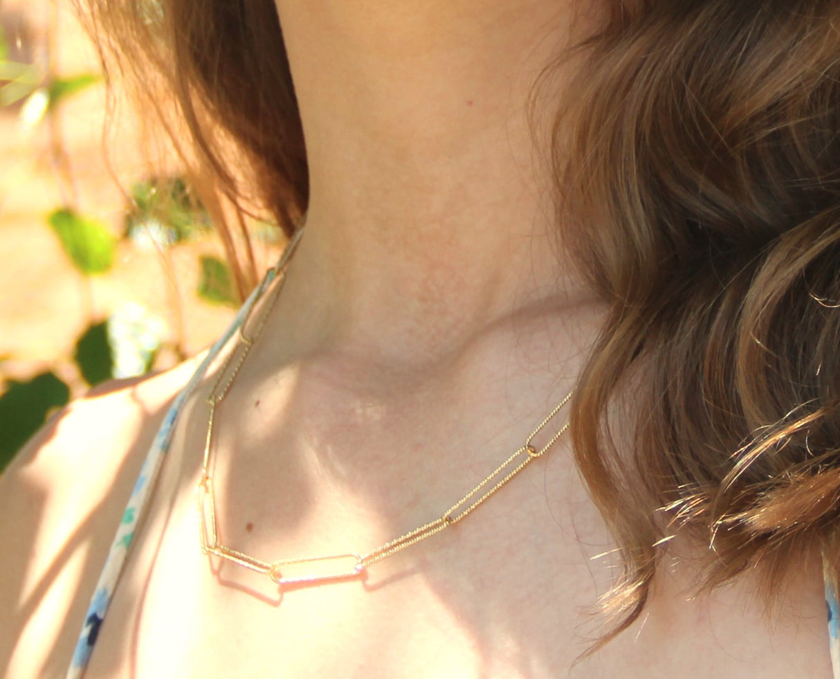Héloise Sparkling Chain Necklace
