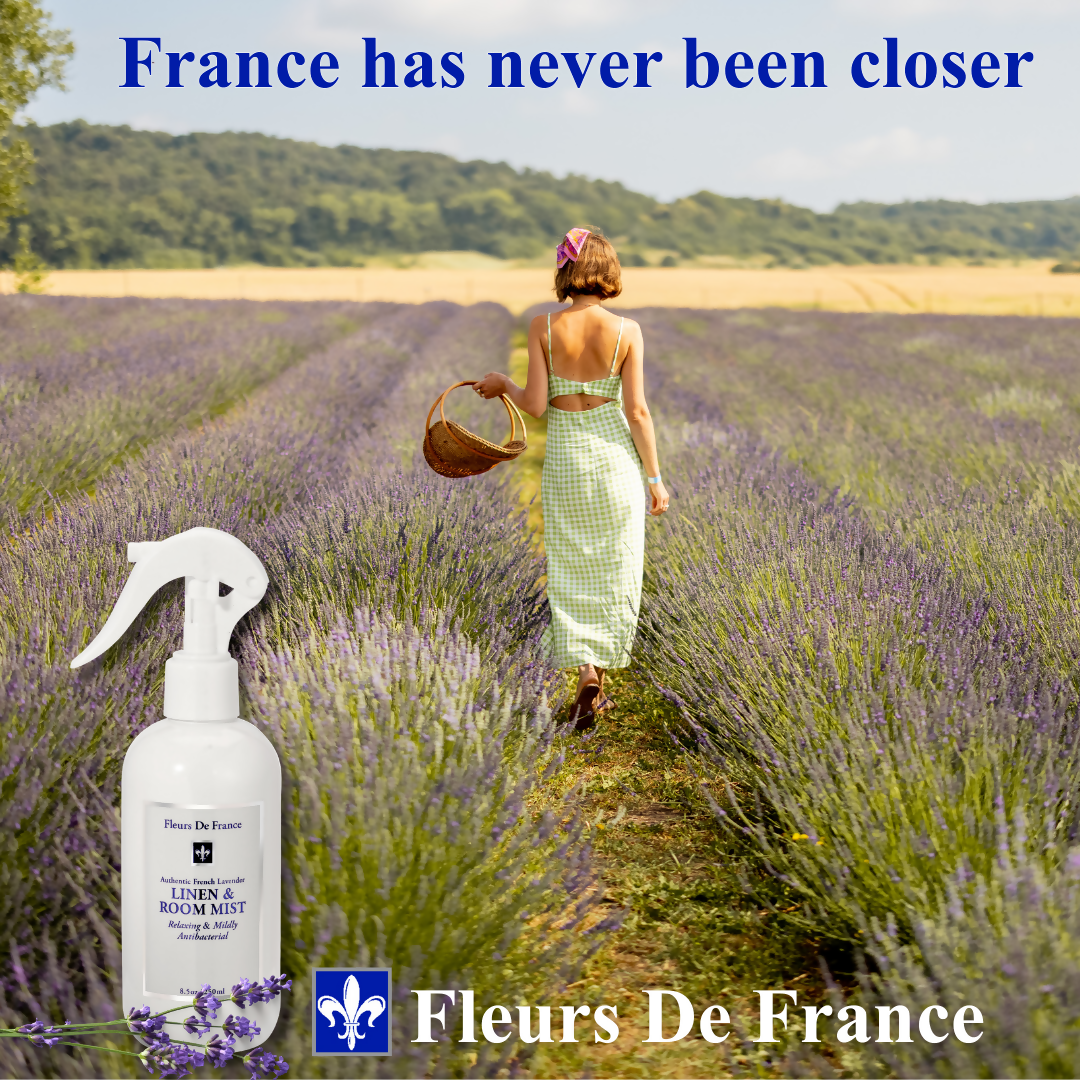 Fleurs De France - Authentic French Lavender Linen Mist, 8oz