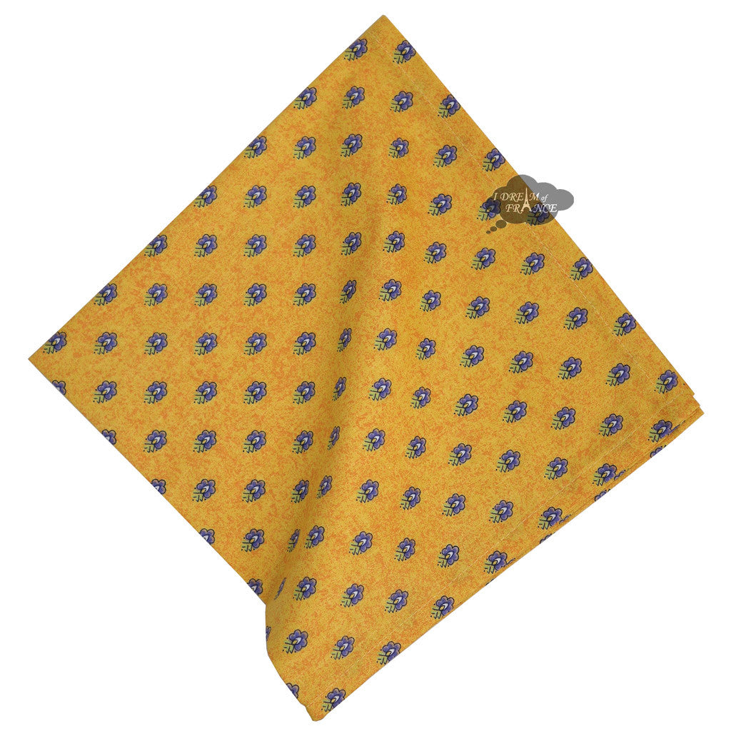 French Provencal napkin - Cotton - Lavender yellow | Le Cluny