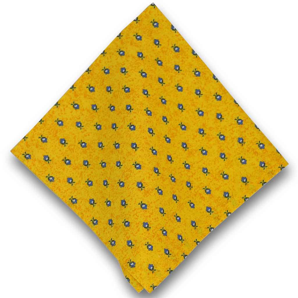 French Provencal napkin - Cotton - Sunflower blue | Le Cluny