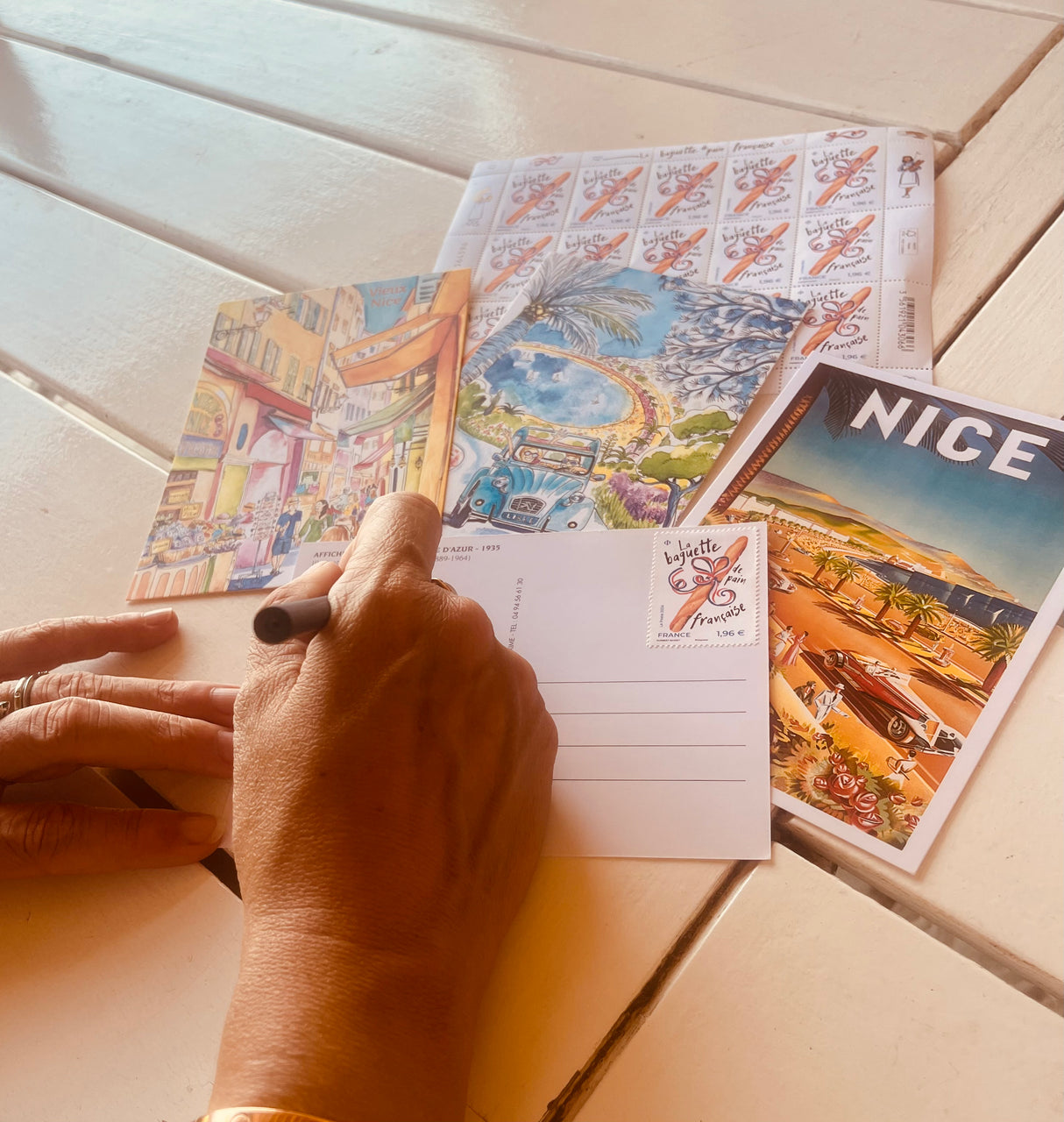 Send or Receive a Postcard from France