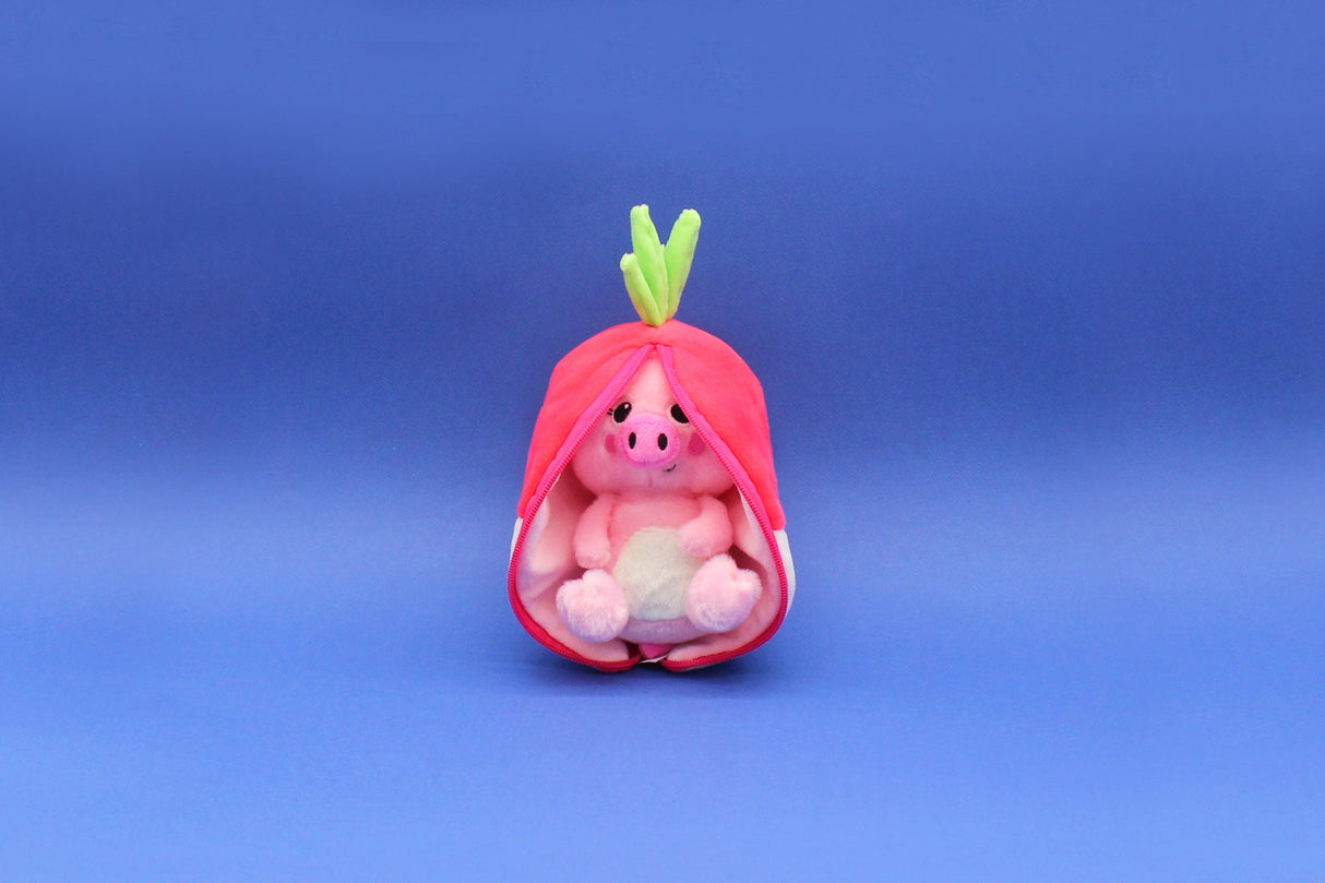 Piglet the Pig/Radish - Flipetz stuffed animal