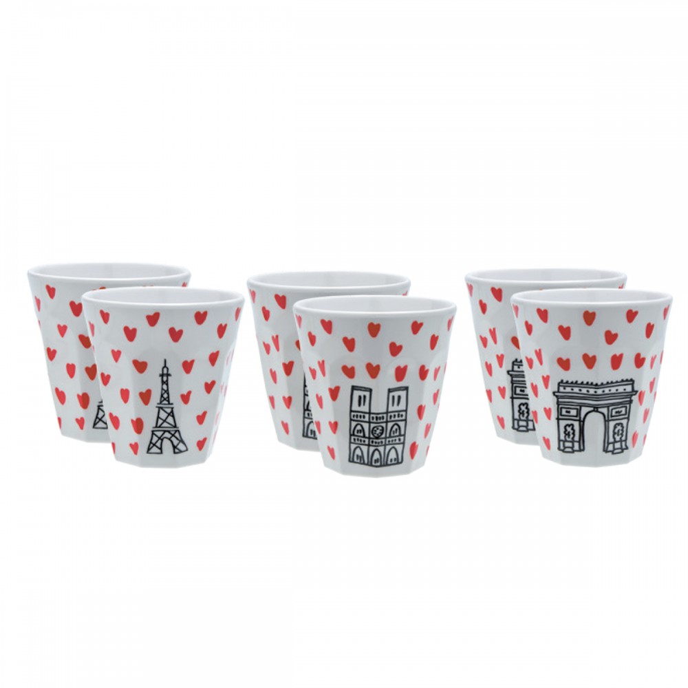 Paris tumblers - Set of 6