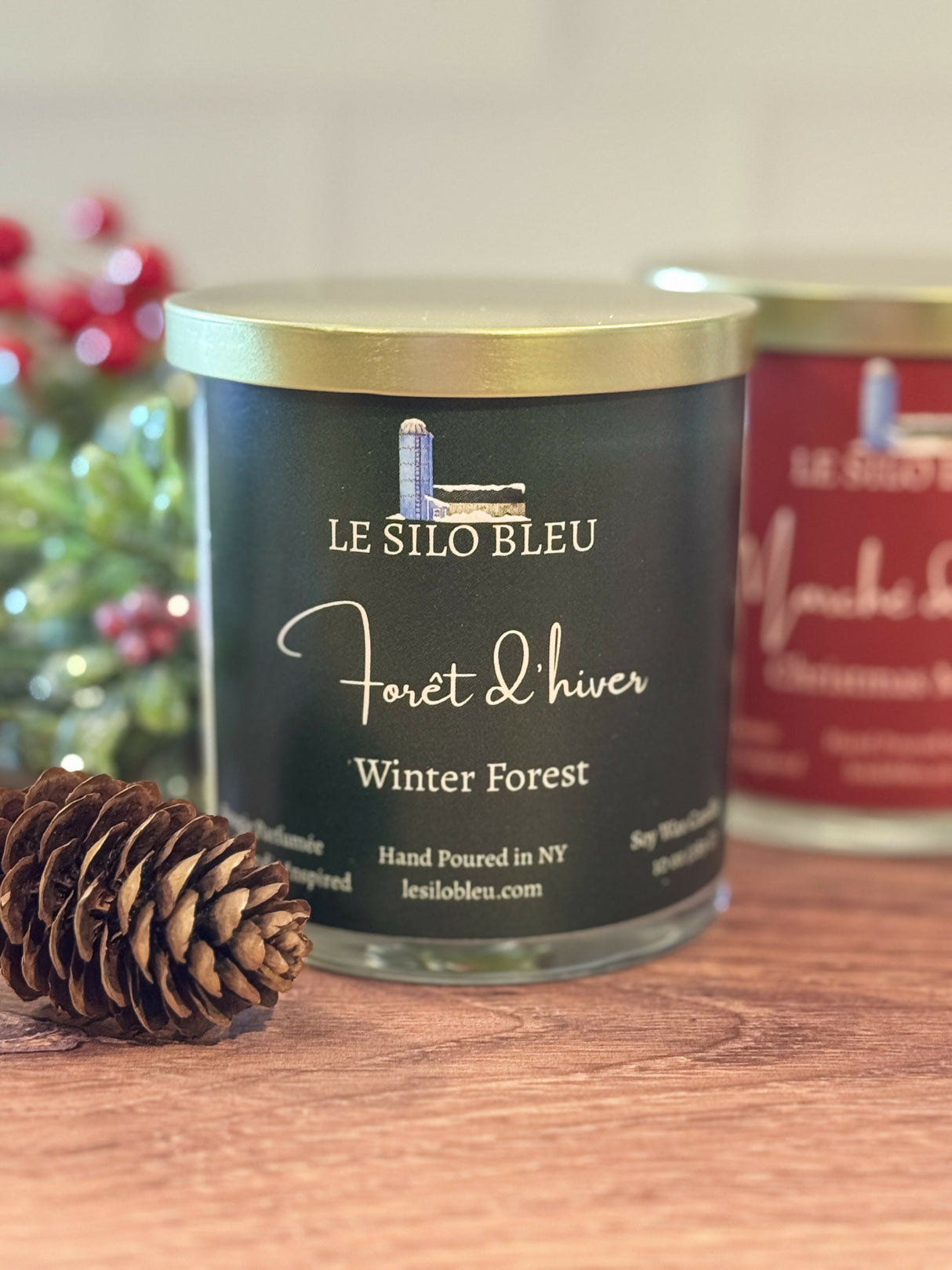 Forêt d’Hiver – Winter Forest Scented Soy Wax Candle