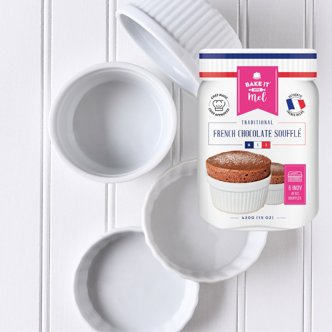 Chocolate Souffle Mix and Ramekins