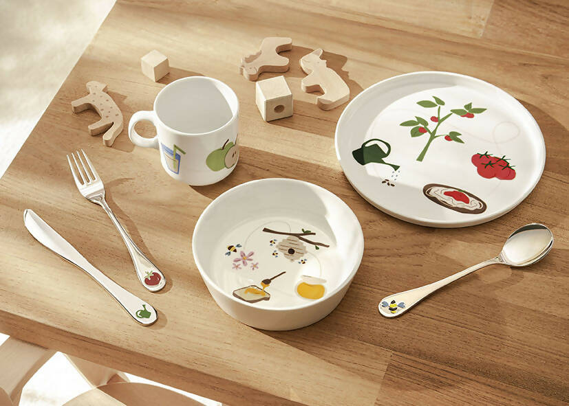 Eveil Gourmand Children tableware set by Degrenne Paris