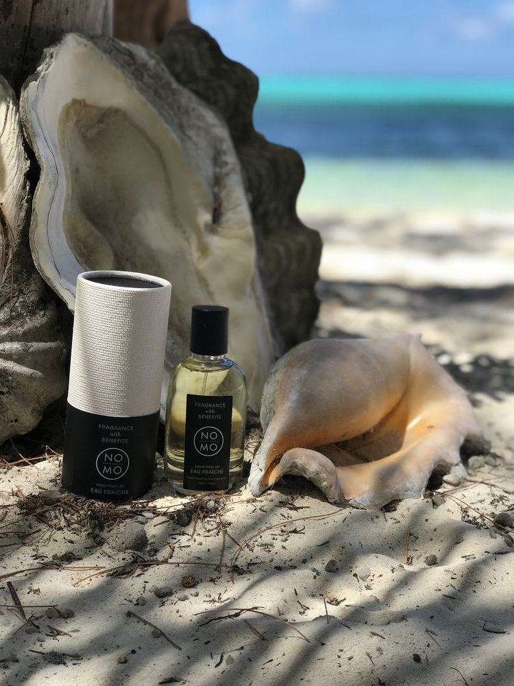 NoMo eau fraiche at the beach