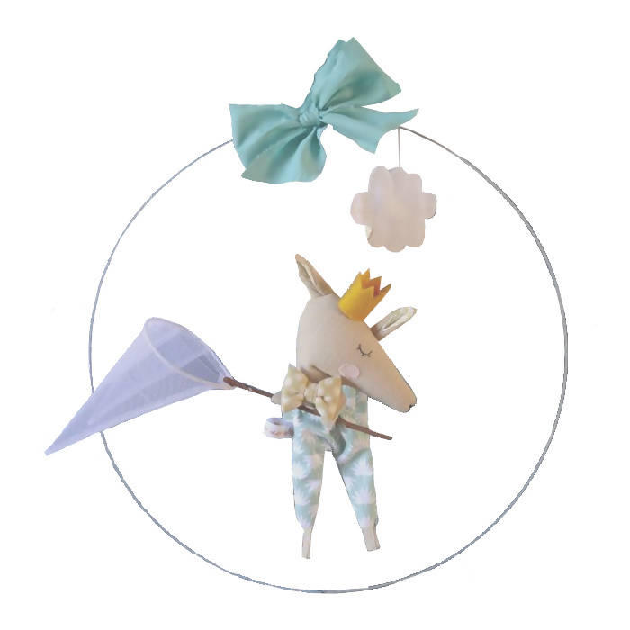 Baby Mobile - Rose Minuscule