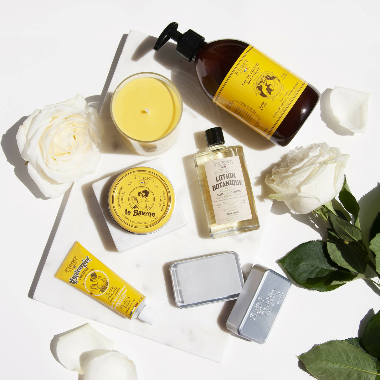 Botanical Shower Gel by Feret – Natural Aromatic Cleanser with Thyme, Rosemary & Lavender