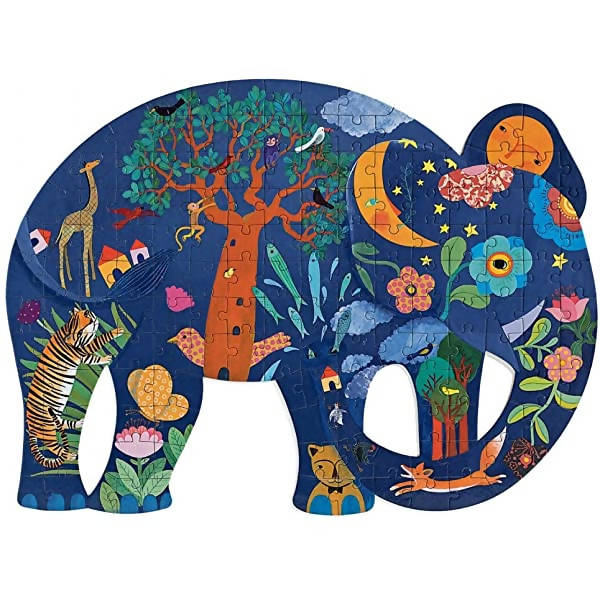 Puzzle Elephant 150 pieces- Djeco