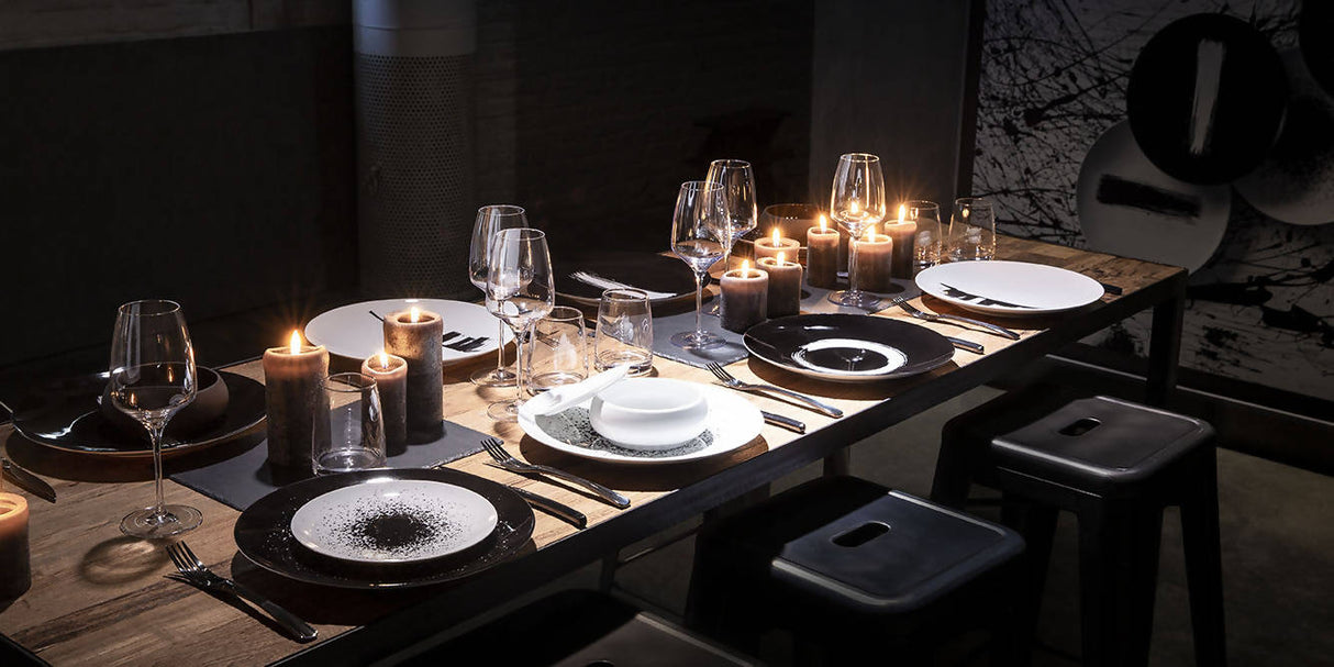 Arty Creation Round Plate Set by Degrenne Paris