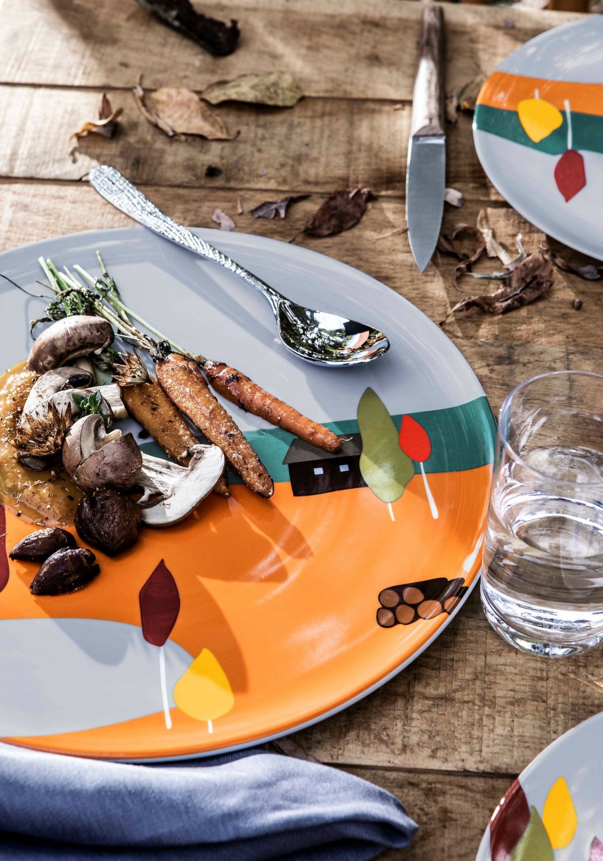 Destination Forêt Set of dinner plates  by Degrenne Paris