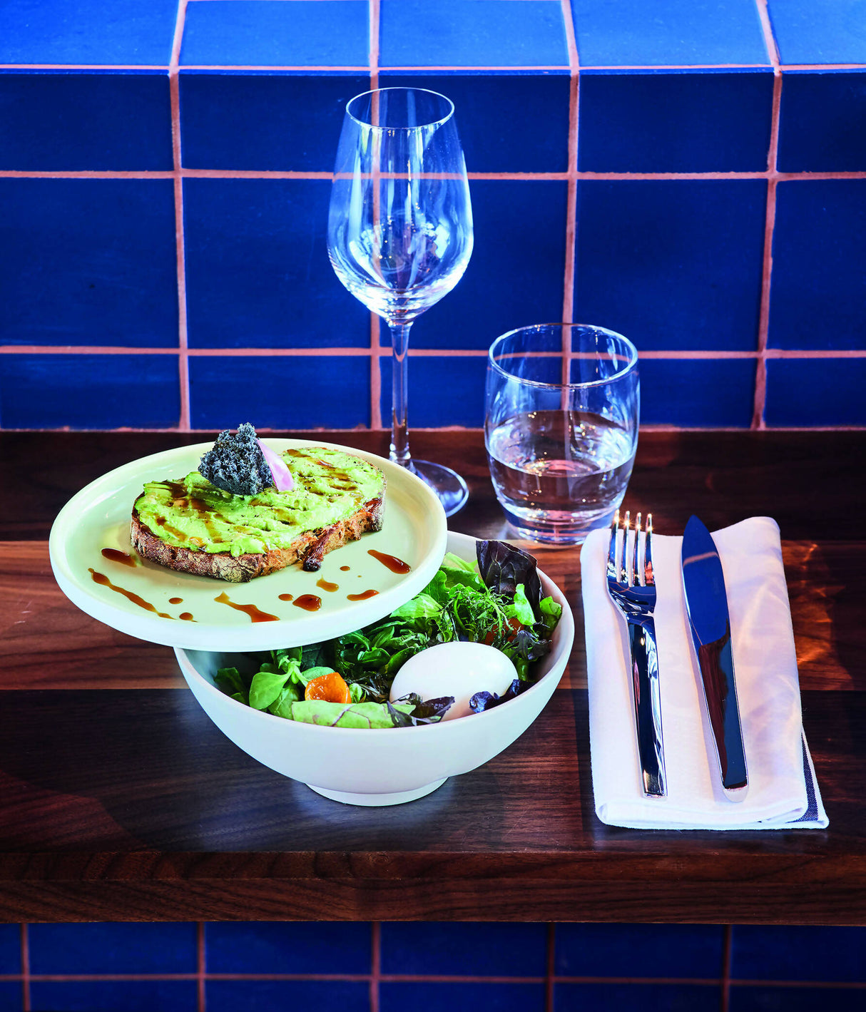 Mirage Mirror Flatware set by Degrenne Paris