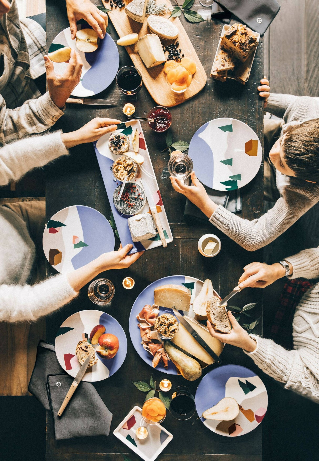 Destination Montagne Gift Box of Small Plates/Trays by Degrenne Paris