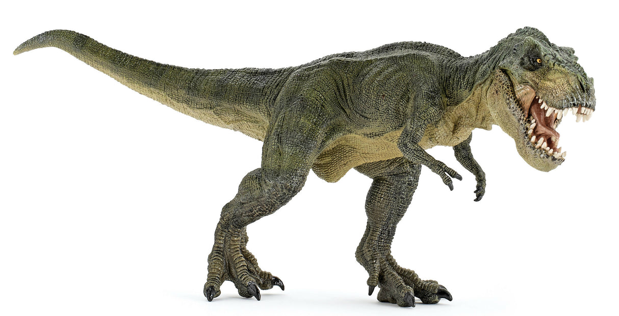 Green running T-Rex