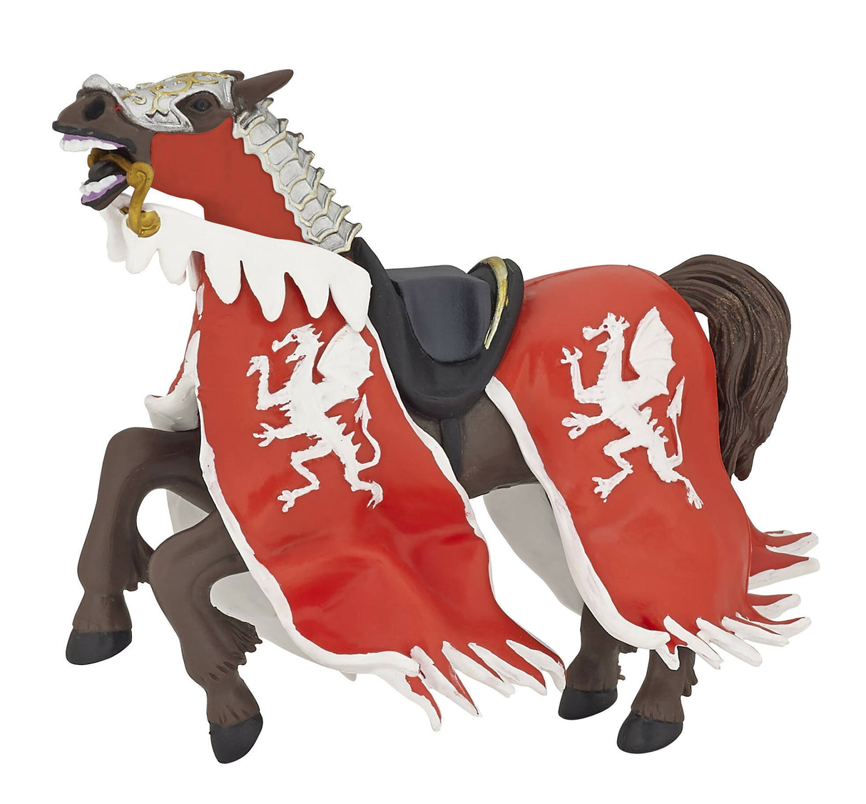 Red dragon king horse