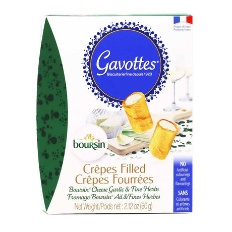 Mini Crepes Filled with Boursin