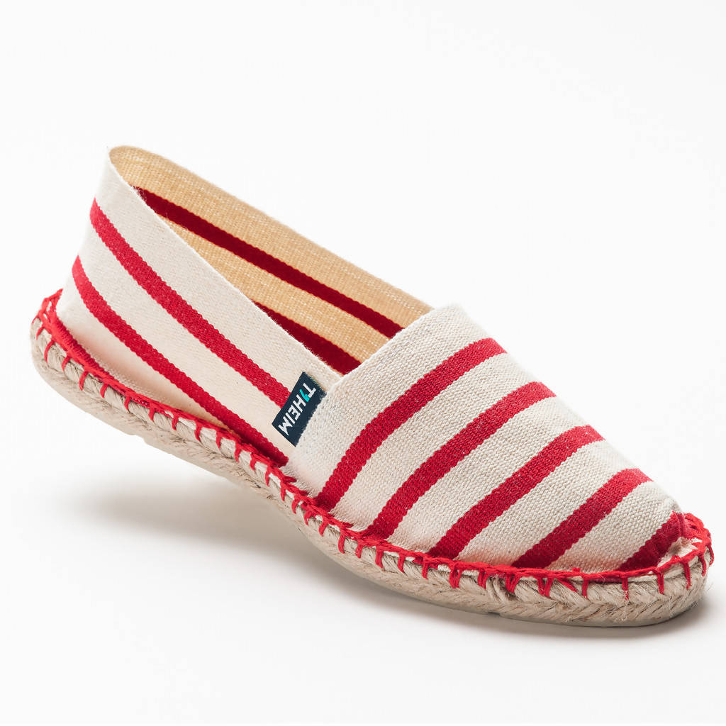 Marinière Espadrille - Red