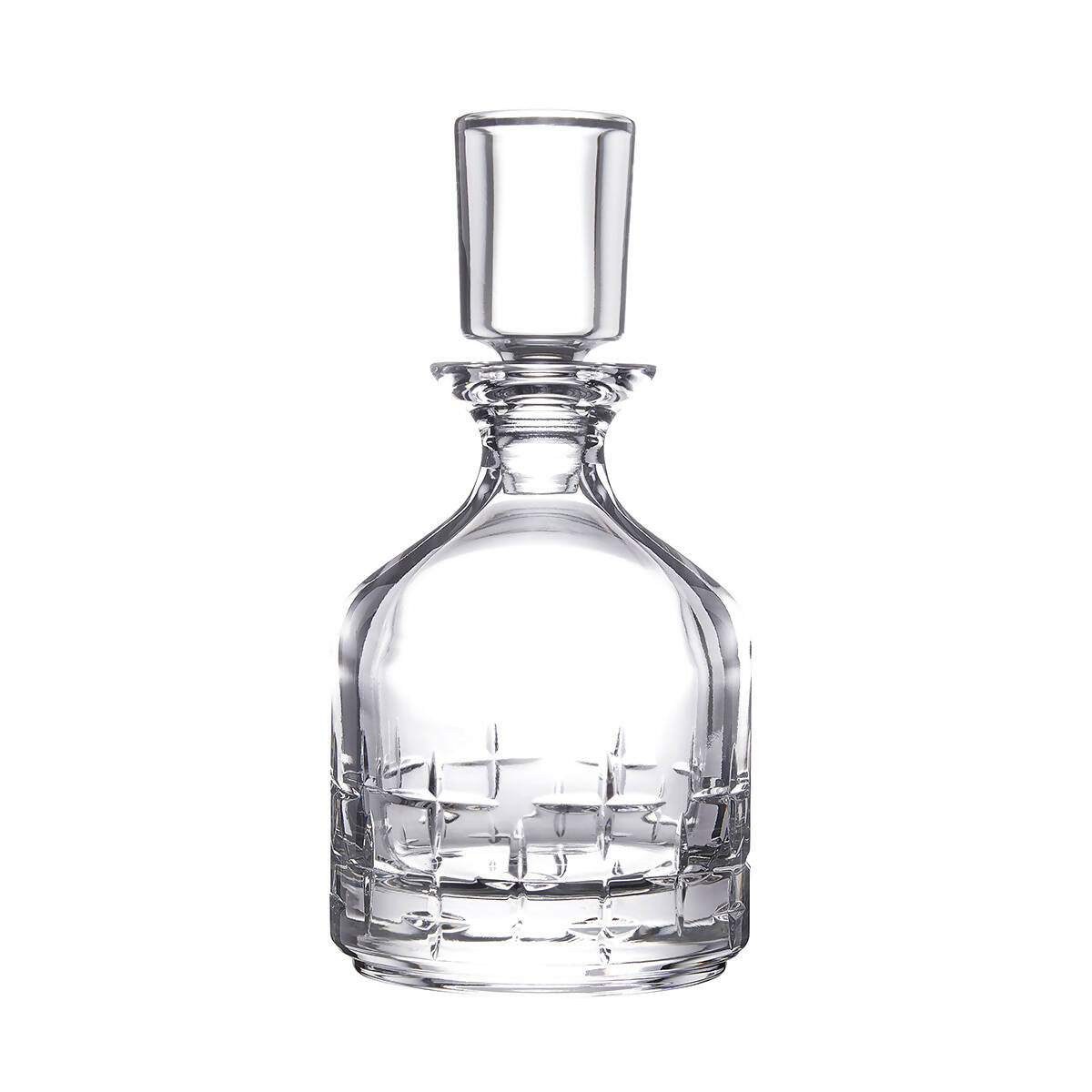 Newport Twist Decanter & Stackable Glasses by Degrenne Paris